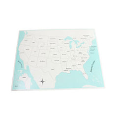 Labeled USA Control Map