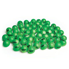 MASTERPLAY MINI GOLF BALL LIME GREEN, SET OF 50