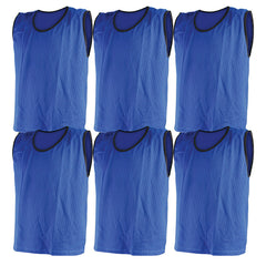 MESH TRAINING BIB SMALL, BLUE, SET OF 6