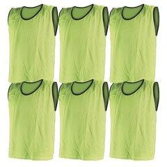 MESH TRAINING BIB SMALL, YELLOW, SET OF 6