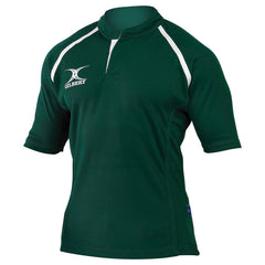 GILBERT XACT RUGBY MATCH SHIRT MONOCHROME GREEN LARGE