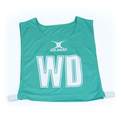 GILBERT NETBALL BIB GREEN, LARGE