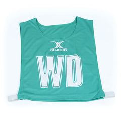 GILBERT NETBALL BIB GREEN, MEDIUM