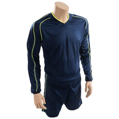 PRECISION MARSEILLE SHIRT & SHORT SET NAVY BLUE/FLUO, 26-28INCH