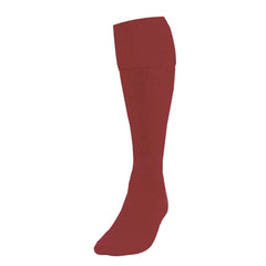 PRECISION PLAIN FOOTBALL SOCKS MAROON, SENIOR 03-06