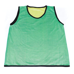 REVERSIBLE BIB MEDIUM, GREEN/YELLOW