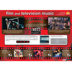 Film and TV music - A1 educational poster