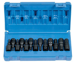 SOCKET SET 3/8IN 13PC FRACTIONAL AND METRIC HEX DRIVER GP1298HC