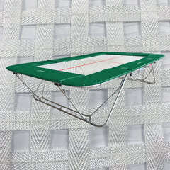 77A TRAMPOLINE 13MM WEB BED, FIXED ROLLER STAND