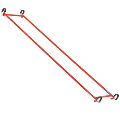 STEEL LINKING PARALLEL BARS 2.13M, RED