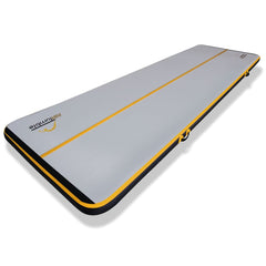ELITE SCHOOL AIRTUMBLE TRACK 4M X 1.5M X 15CM, BLACK/YELLOW