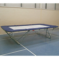 SCHOOL MODEL M TRAMPOLINE 13MM BED C/W FIXED SAFETY SIDE
