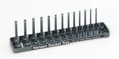 SOCKET TRAY 1/4 INCH 4MM TO 15MM BLACK