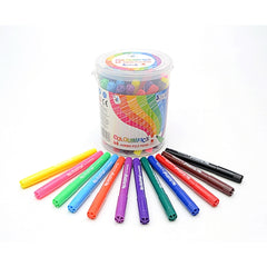 SCO JUMBO WASHABLE FELT TIPS ASSTD 48PCS -Min Qty 24