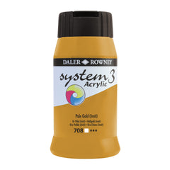 DAL SYSTEM3 ACRYLIC 500ML PALE GOLD IMIT -Min Qty 1