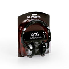 Numark HF125RP stereo headphones - 3.5mm jack plug and 6.35mm adaptor