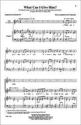 Leddington Wright - What Can I Give Him? SATB