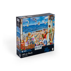 All on Deck 1000 Piece Puzzle (3 Years +)