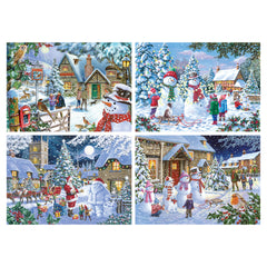 Let It Snow - 4 x 500 Piece (3 Years +)