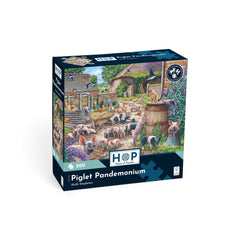 Piglet Pandemonium 500 Puzzle (3 Years +)