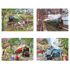 Steaming Along - 4 x 500 Piece (3 Years +)