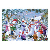 Seven Silly Snowmen 1000 Piece Puzzle (3 Years +)