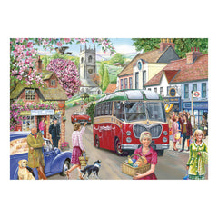 Here Comes the Bus 500 Piece Puzzle