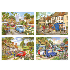 4 x 500 - Village Life 500 Piece Puzzle