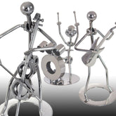 Nuts & bolts iron man figurine - electric guitarist