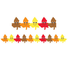 SCO TRIMMERS DIE CUT AUTUMN LEAVES 1M 12PCS