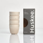 3oz Espresso HuskeeCup 4-pack - Natural