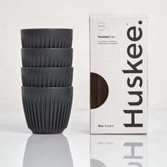 6oz HuskeeCup 4-pack - Charcoal