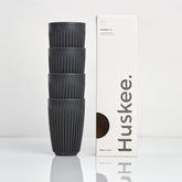 12oz HuskeeCup 4-pack - Charcoal