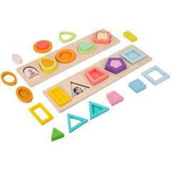 3D Shape puzzles 2 sets 10pcs