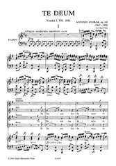 Dvorak Te Deum Op.103 Vocal score