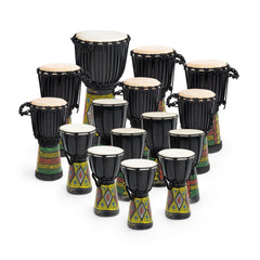 Percussion Workshop djembe 15 player pack