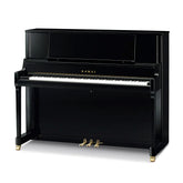 Kawai K-400 upright piano in polished ebony