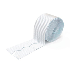 SCO CARD DECORATIVE BORDER ROLL SCOLLOPED 57MMX15M WHITE 1PC -Min Qty 12