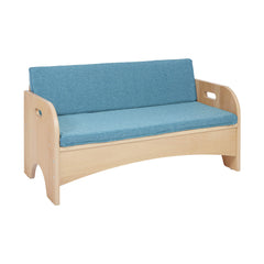 Profile, Reading Sofa with Blue Sofa Cushion