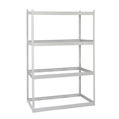 KC BIN - SHELVING RIVET - LOCK 4 SHELF 48 X 24 X 84 IN ADDER - GRAY