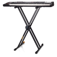Hercules X frame double braced height adjustable keyboard stand