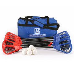 JUNIOR POP LACROSSE STICKS, BALLS AND HOLDALL