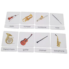 Three-part card
-Western musical instruments
-EN