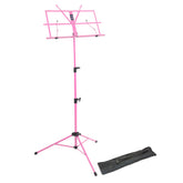 Lawrence lightweight folding music stand - Pink