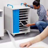 LapCabby Lyte mobile single door AC charging cabinet - 10 devices