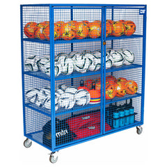 DS Deluxe Storage Shelving Cage (140cm x 60cm x 150cm) Blue