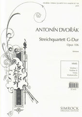 Dvorak String Quartet in G Major Op 106: Set of Parts