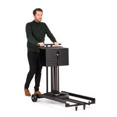 Manhasset storage cart for 15 Harmony music stands