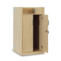 Monarch classic lectern with lockable storage - Maple