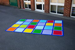 Rainbow™ Rectangle Outdoor Placement Mat